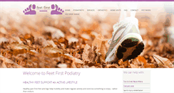 Desktop Screenshot of feetfirstpodiatry.com.au